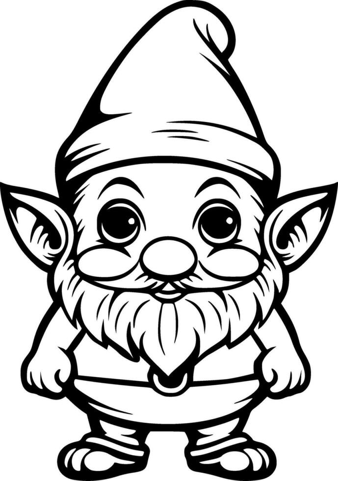 Cute Gnome Vector Illustration