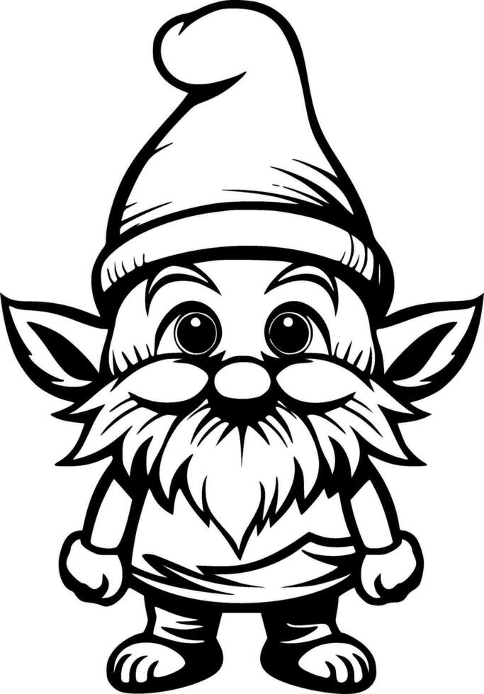 Cute Gnome Vector Illustration