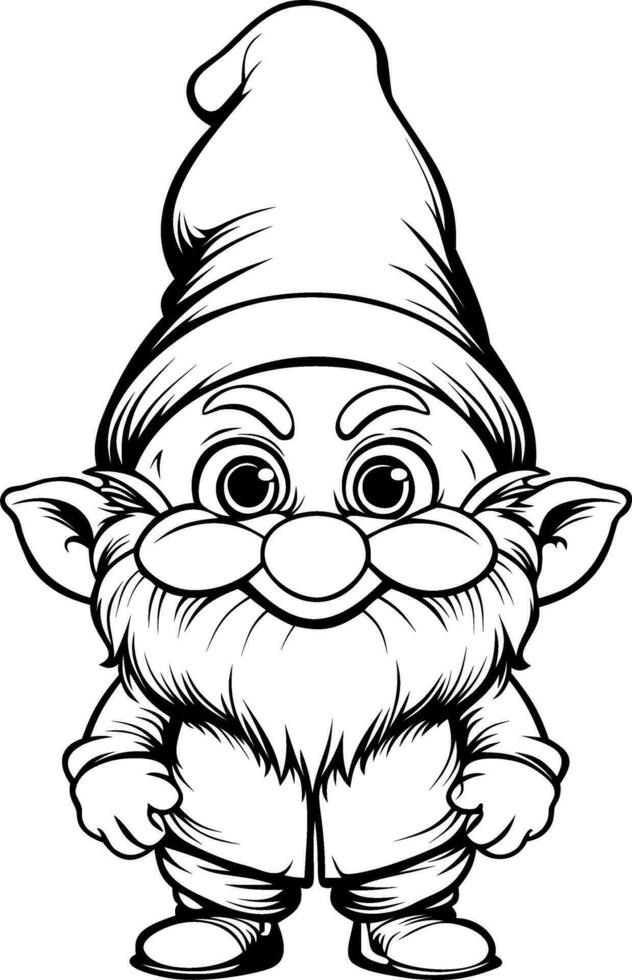 Cute Gnome Vector Illustration