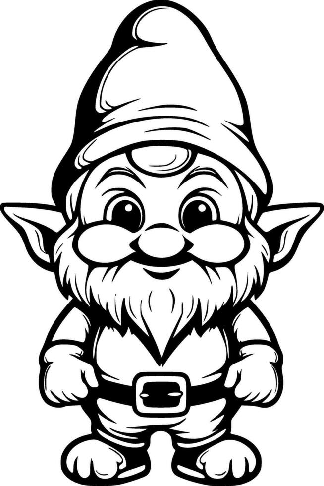 Cute Gnome Vector Illustration