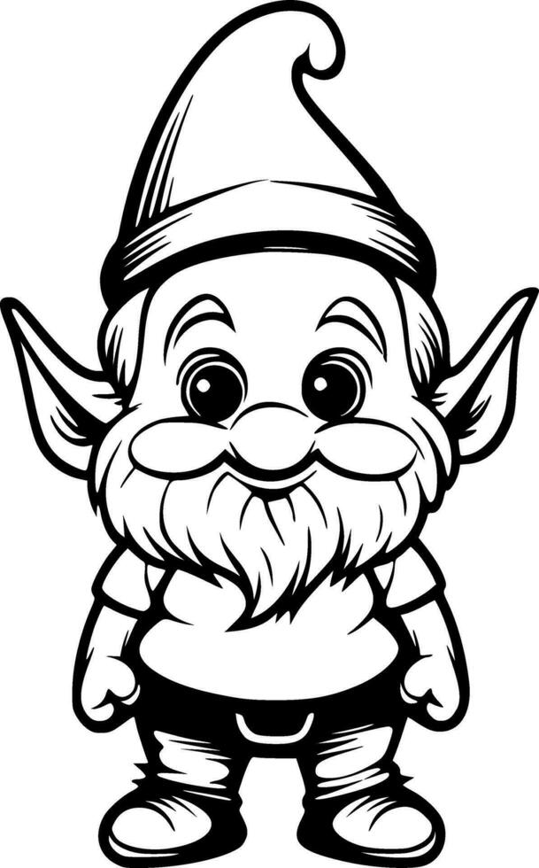 Cute Gnome Vector Illustration