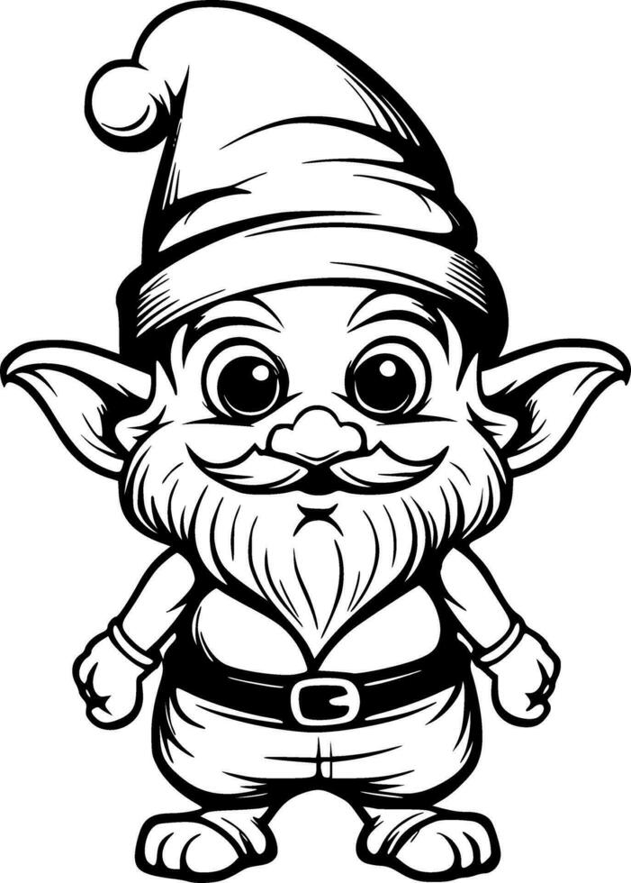 Cute Gnome Vector Illustration