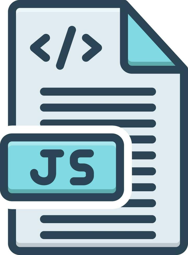 color icon for js 29196073 Vector Art at Vecteezy