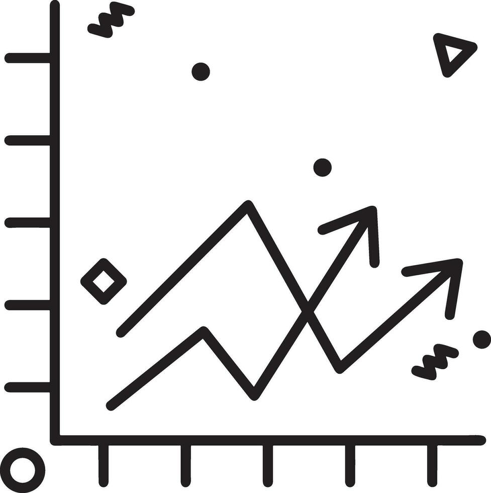 crecimiento negocio icono símbolo vector imagen. ilustración de el Progreso contorno infografía estrategia desarrollo diseño imagen