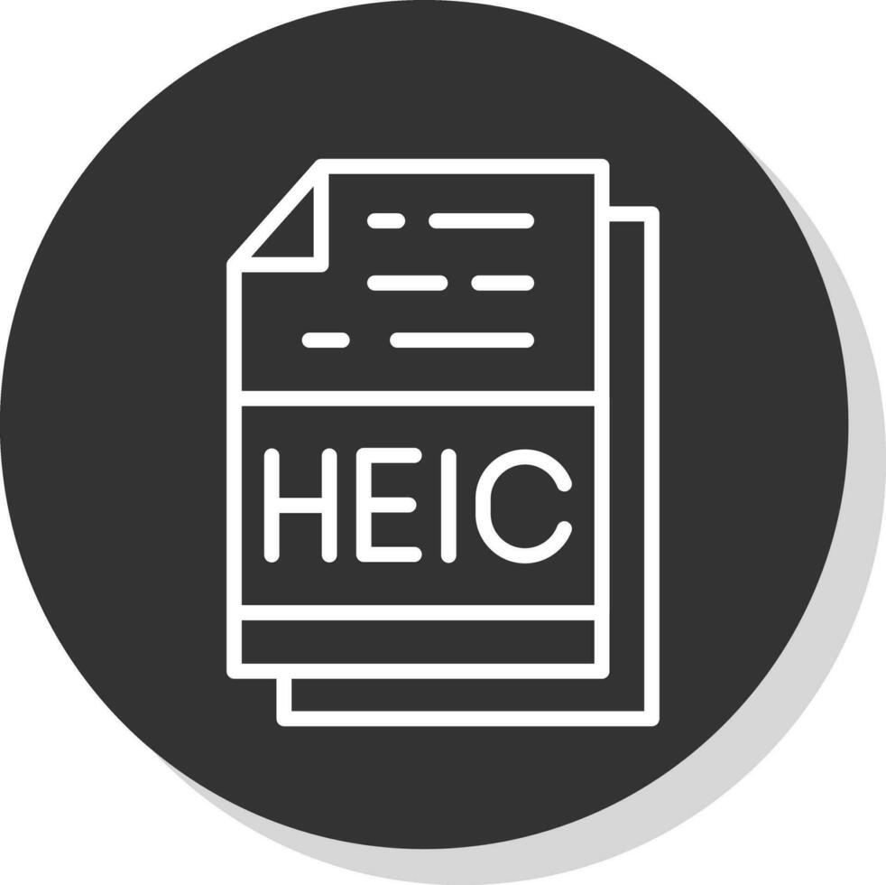 Heic Vector Icon Design