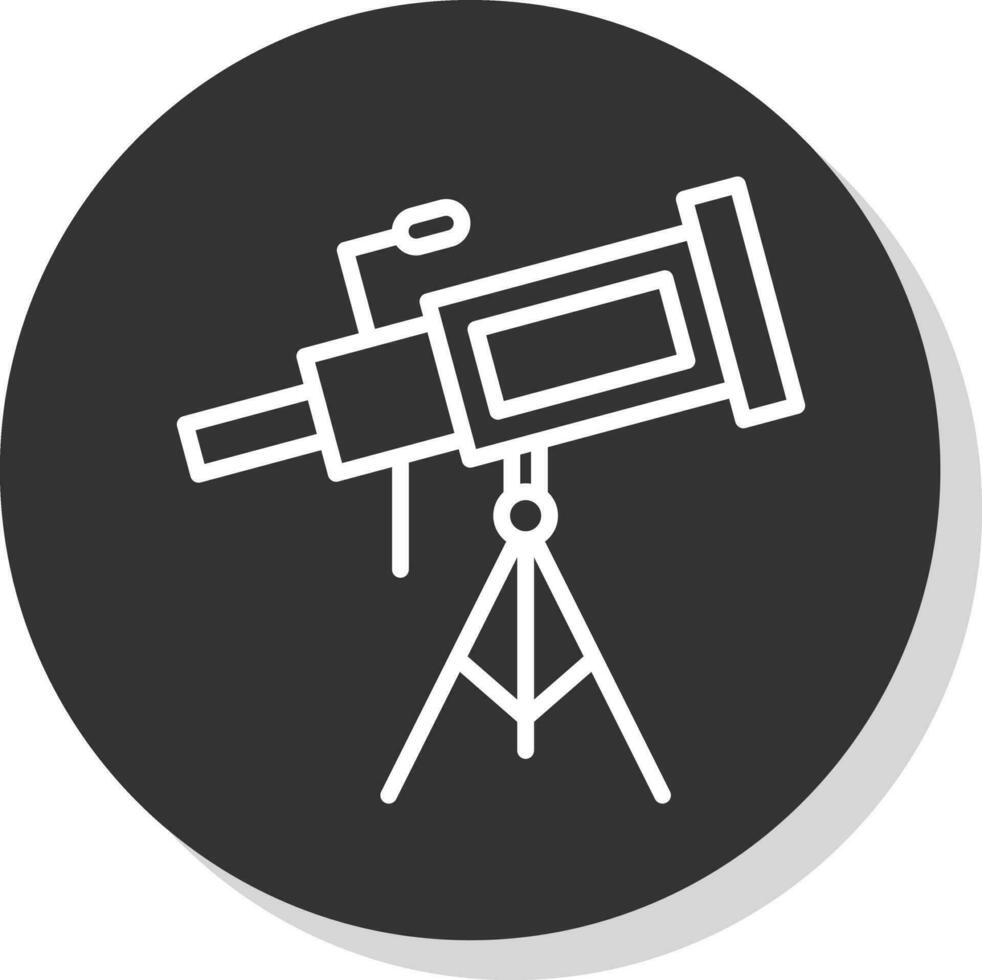 Telescopic Vector Icon Design