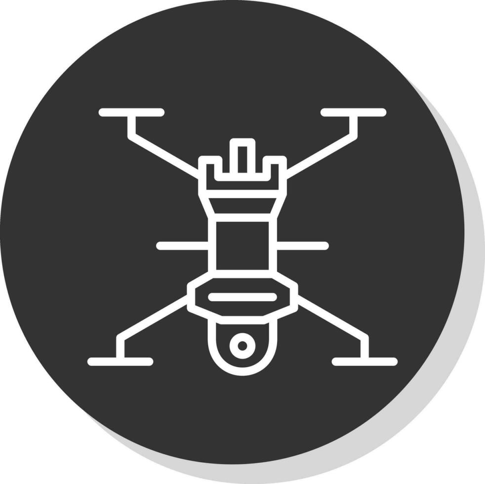 diseño de icono de vector de dron