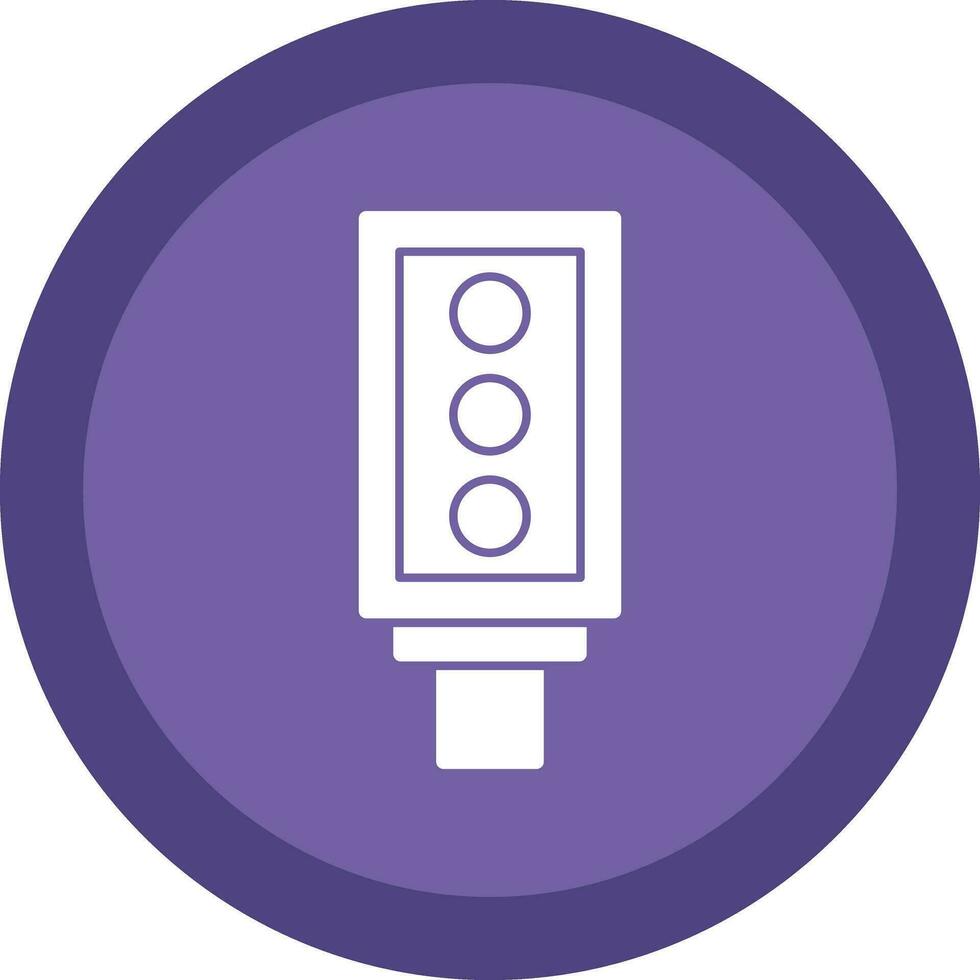 Traffic light Vector Icon Design