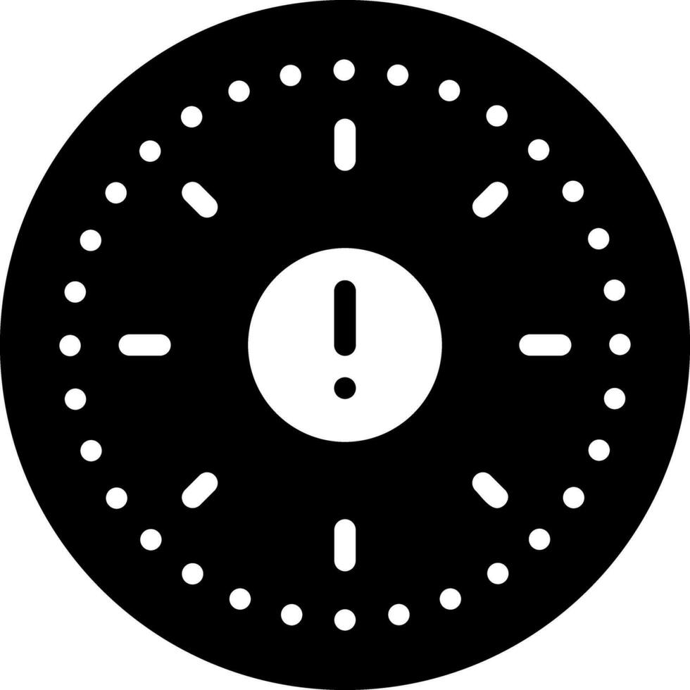 solid icon for delay vector