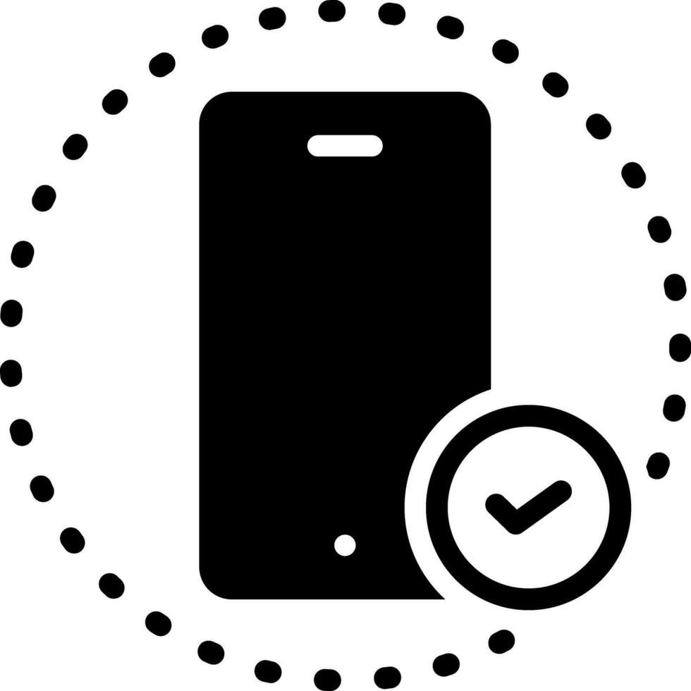 solid icon for instructions vector