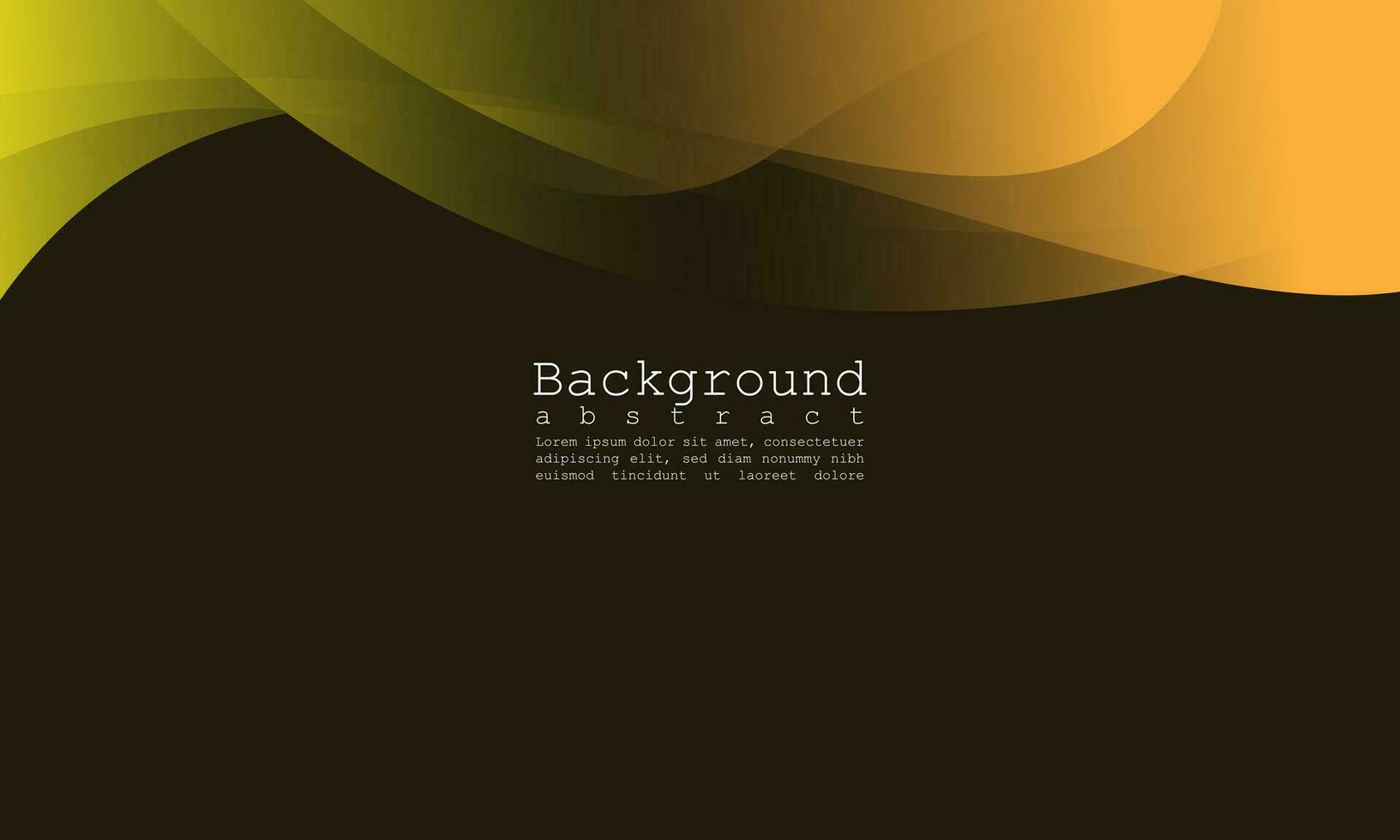 Vector abstract background. Template brochure design orange gradient wave , website layout, wallpaper.eps 10