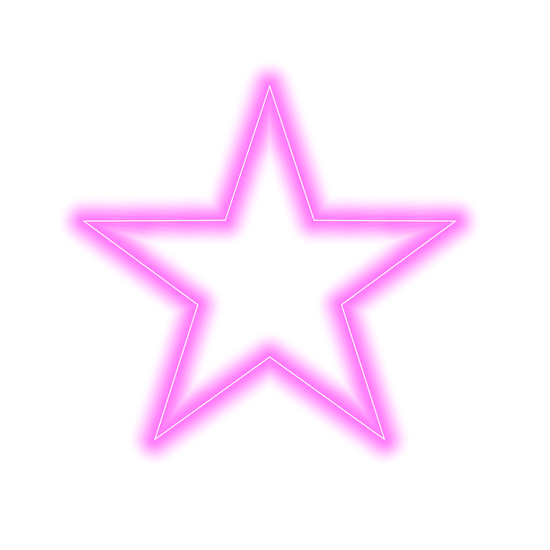 Pink Neon Star Transparent Background Clipart 29197010 PNG