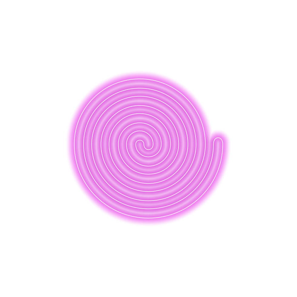 Pink Neon Swirl Transparent Background Clipart 29197011 PNG
