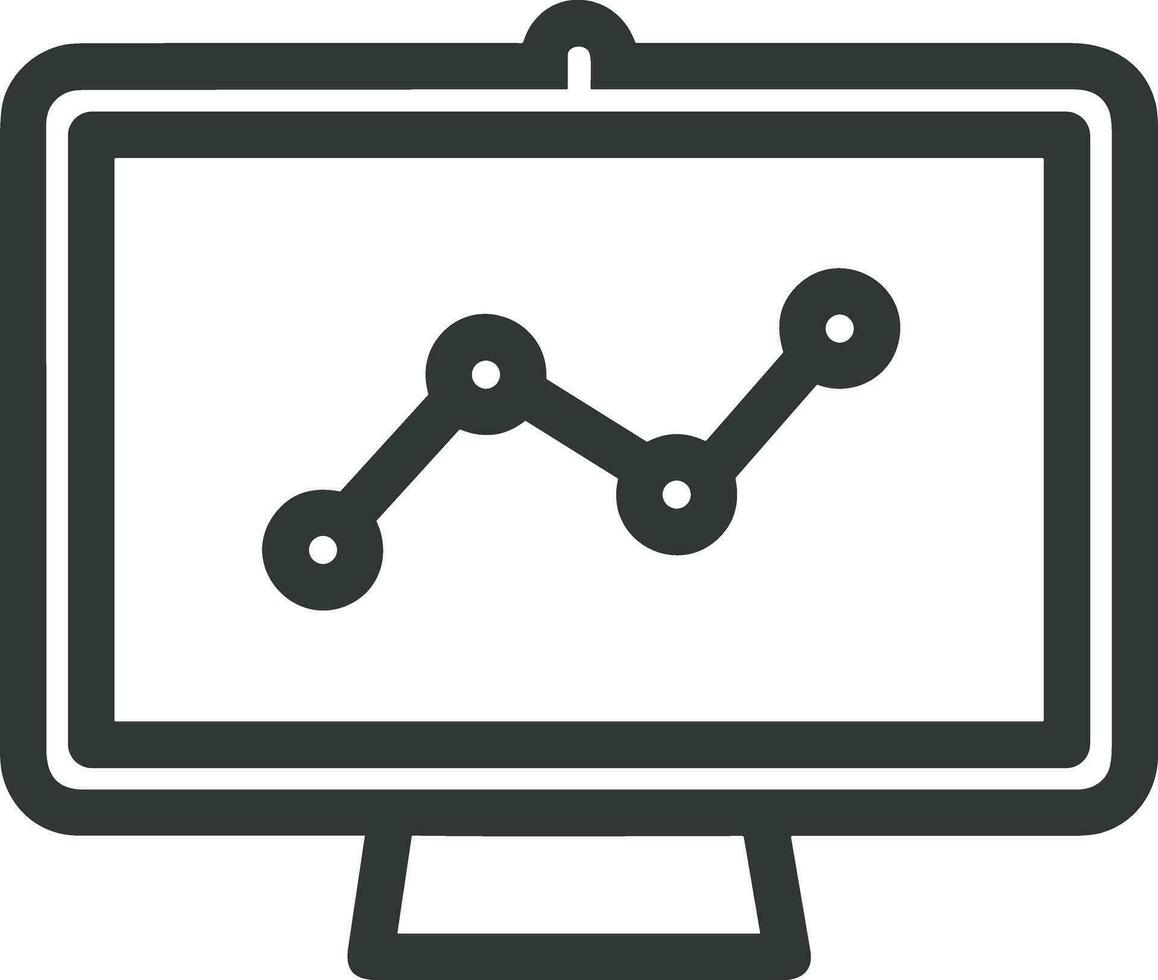 Growth business icon symbol vector image. Illustration of the progress outline infographic strategy  development design image
