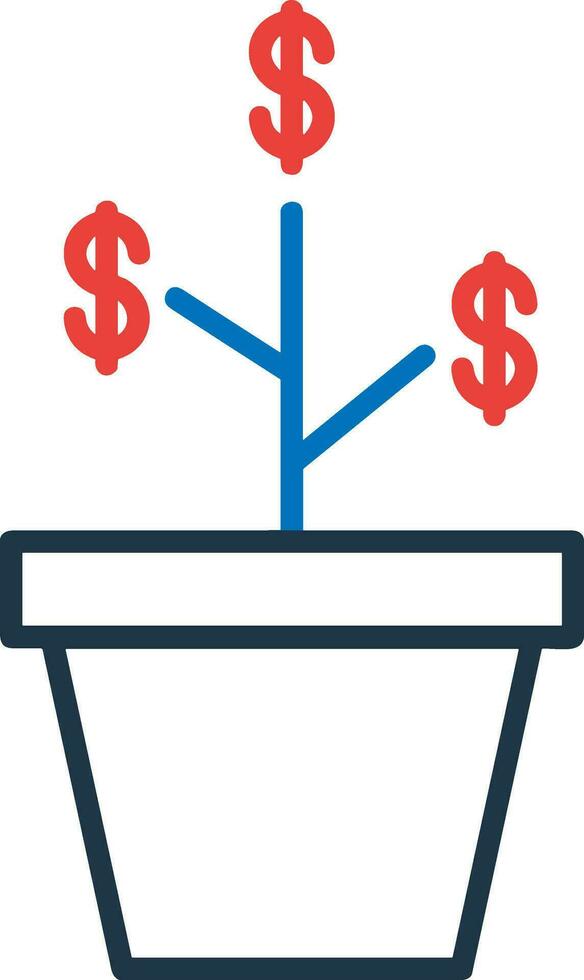 Growth business icon symbol vector image. Illustration of the progress outline infographic strategy  development design image