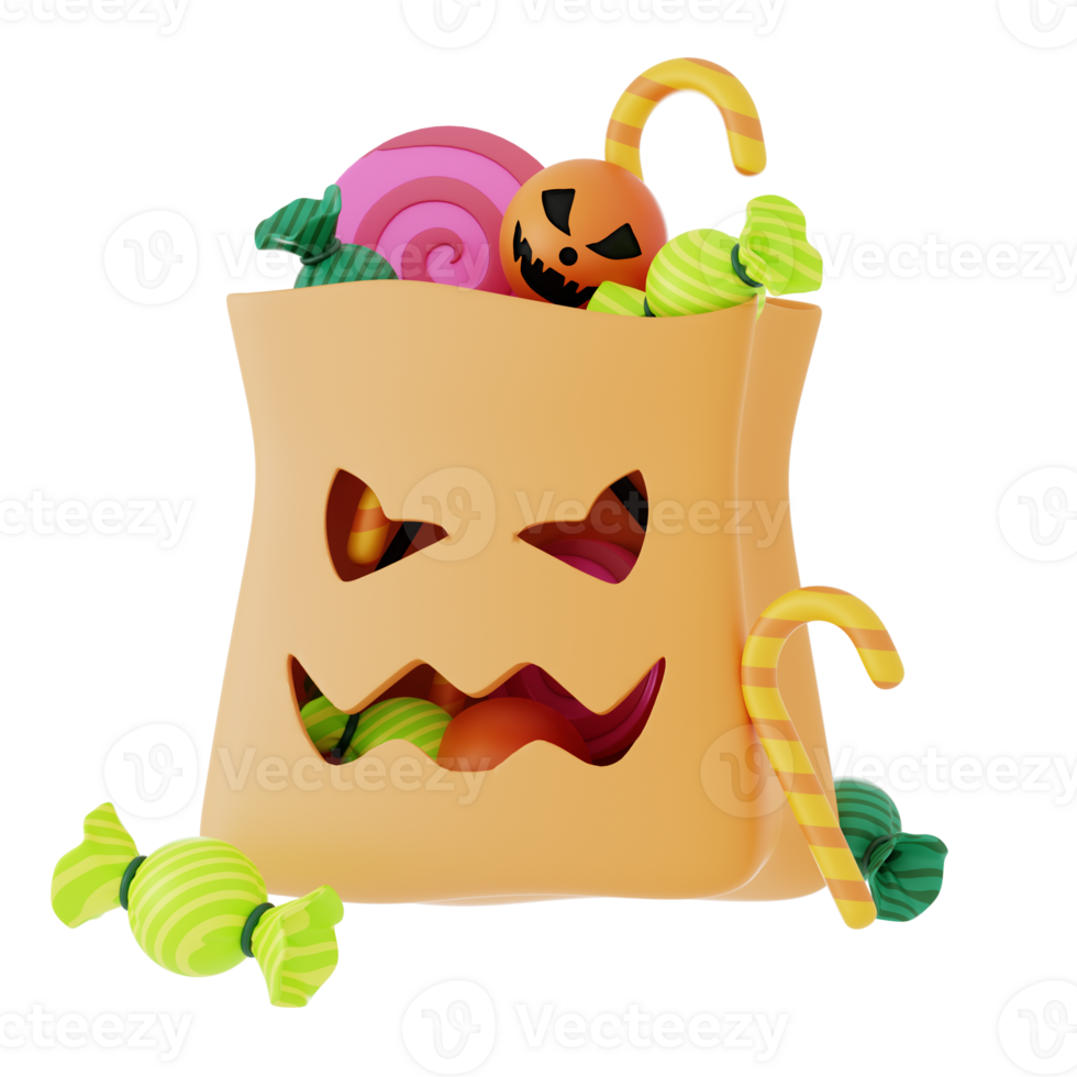 Halloween bunch of candy png