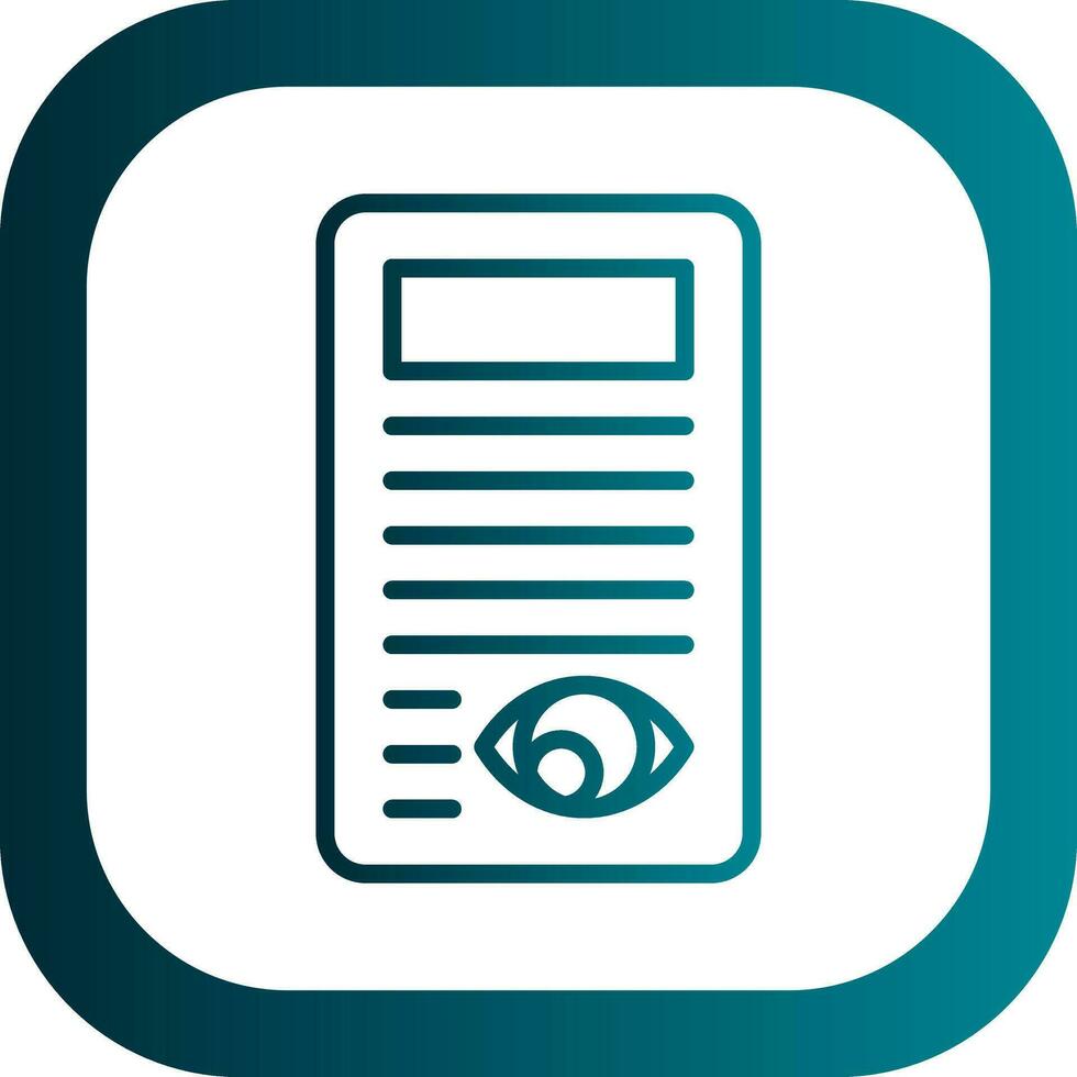 Views Vector Icon Design