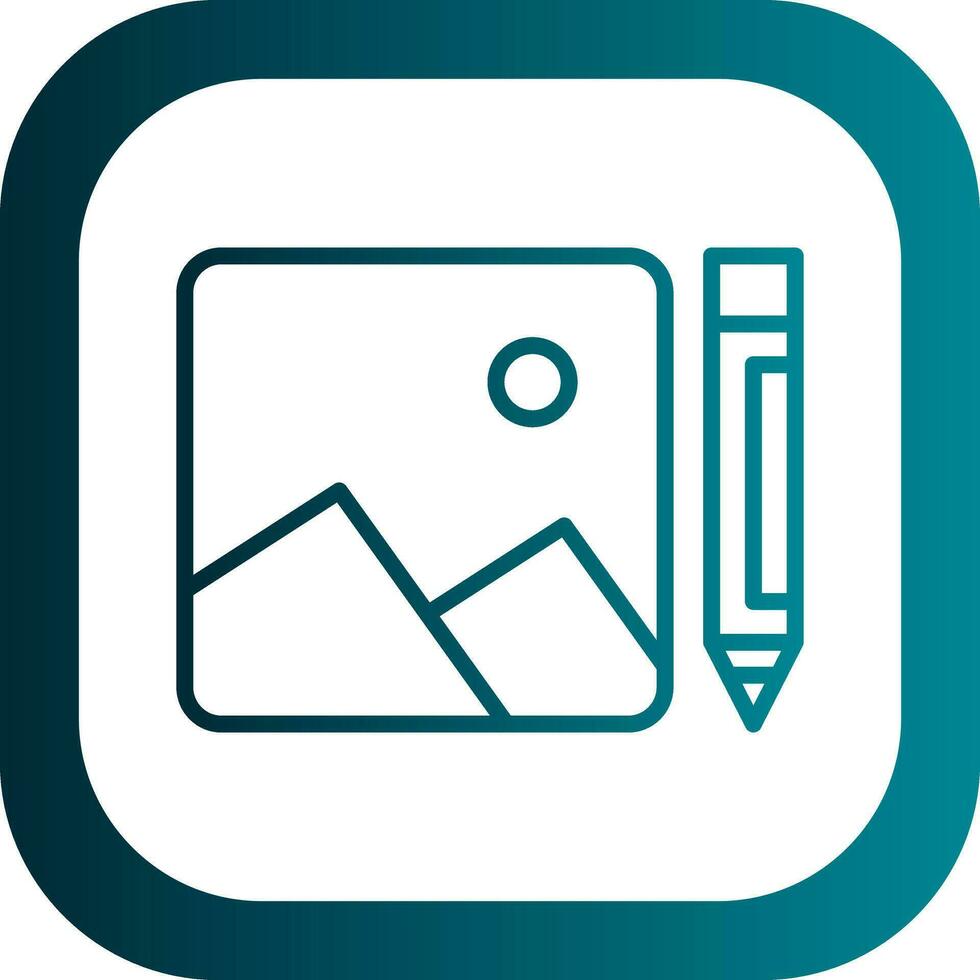 Edit image Vector Icon Design