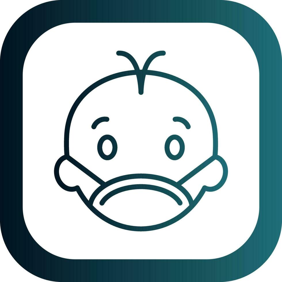 Face mask Vector Icon Design