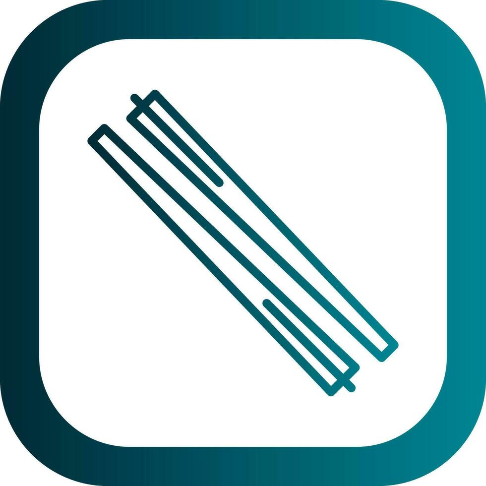 Chopsticks Vector Icon Design