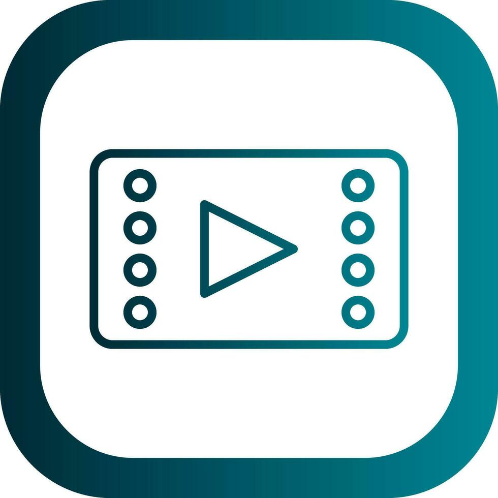 Video player Vector Icon Design