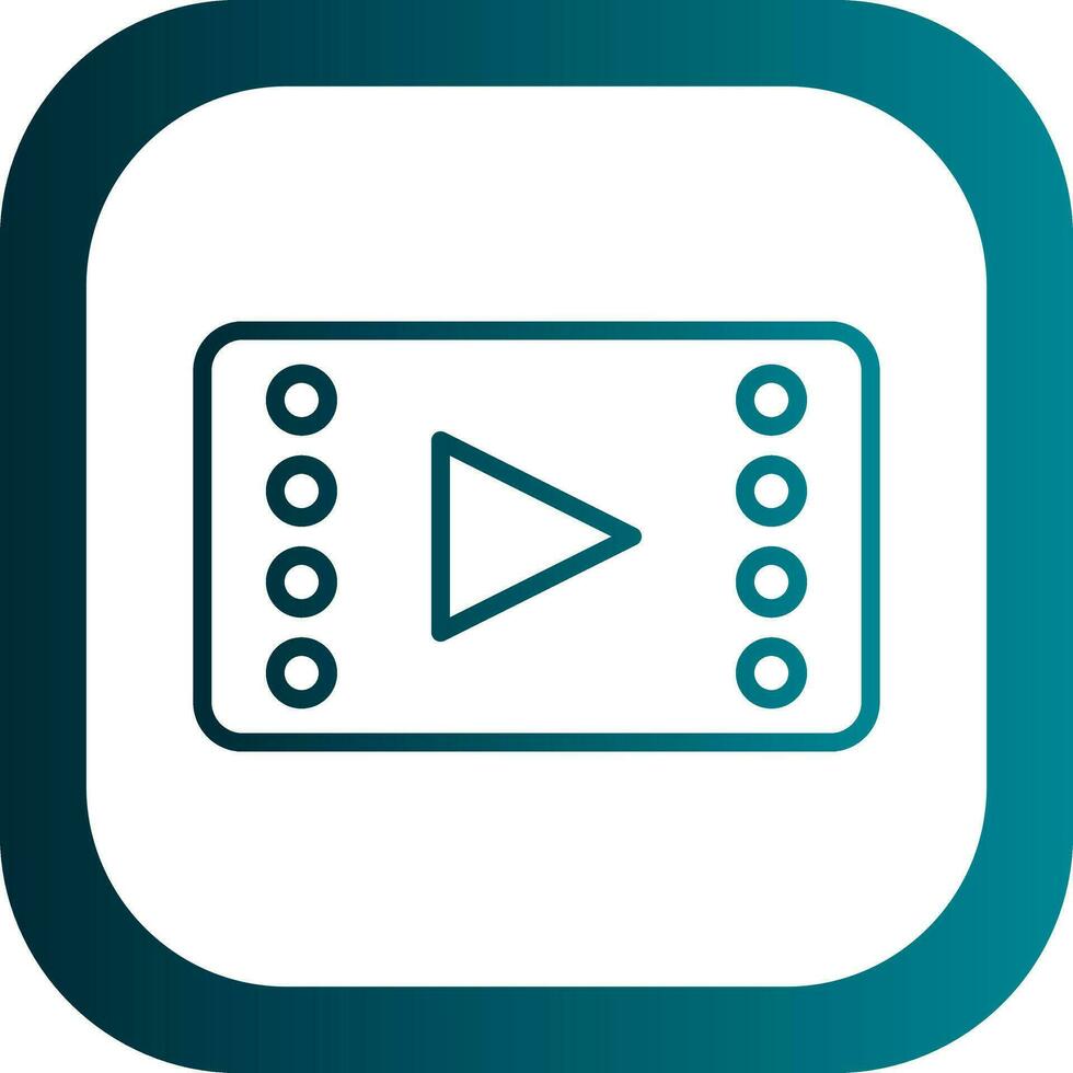 Video player Vector Icon Design