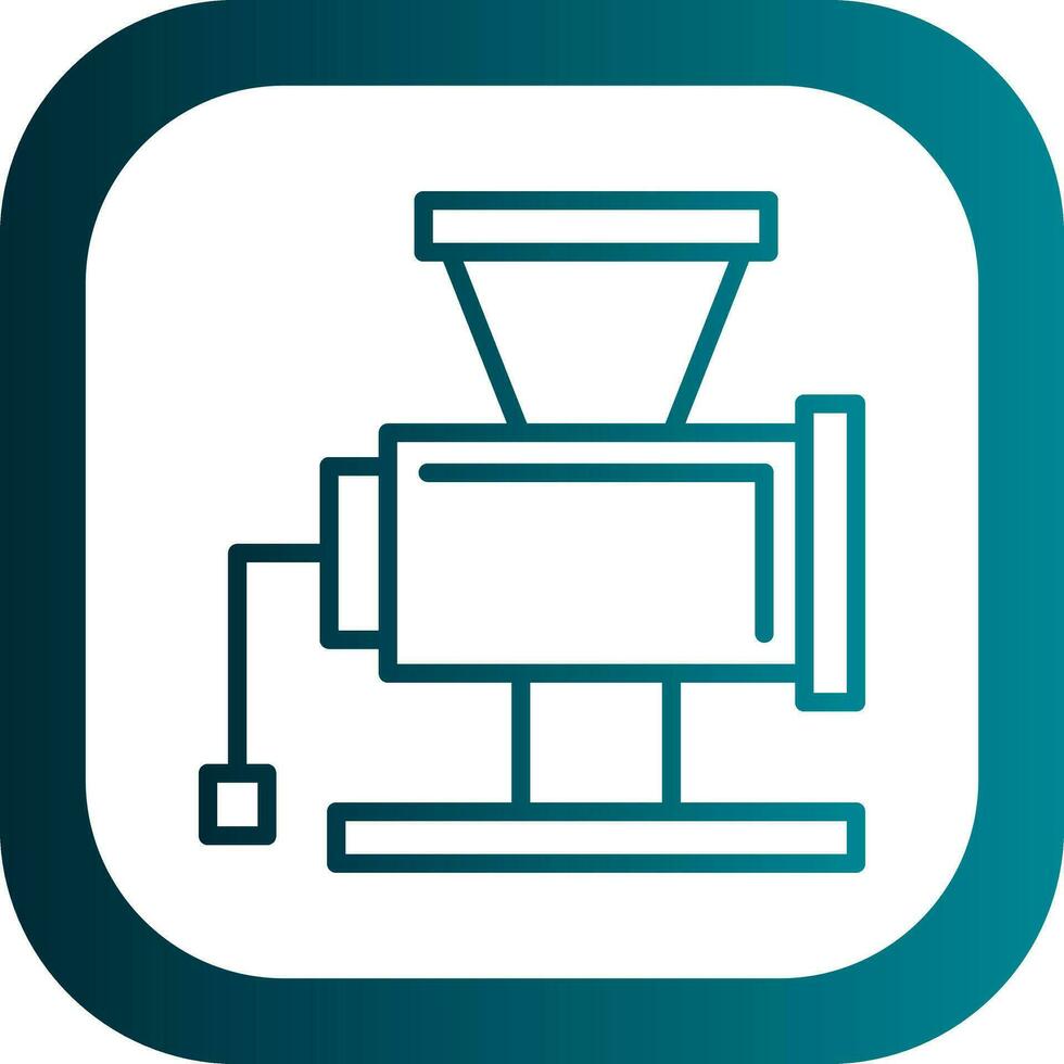 Meat grinder Vector Icon Design