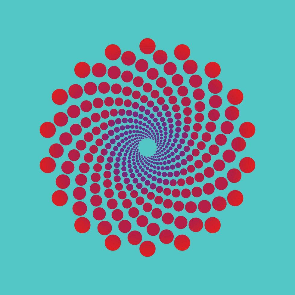Dot mandala Design, Color background. ethnic decorative elements with free vector