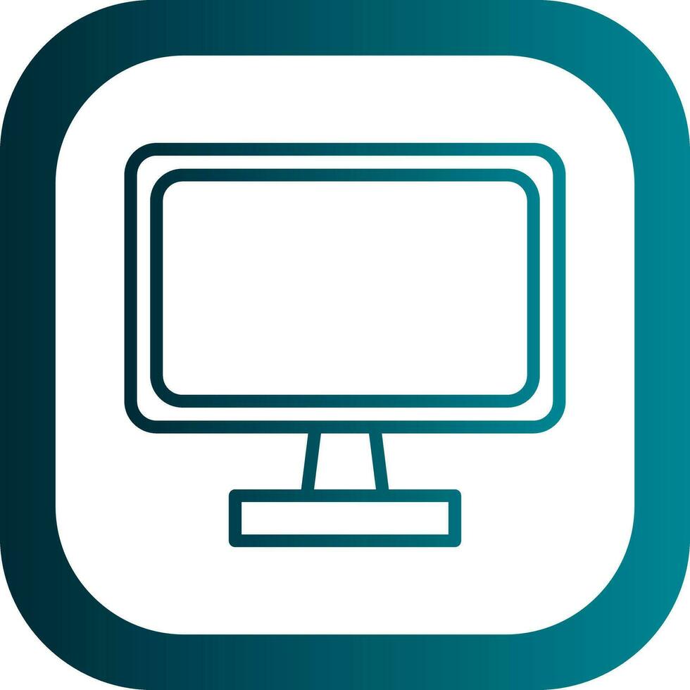 Monitor Vector Icon Design