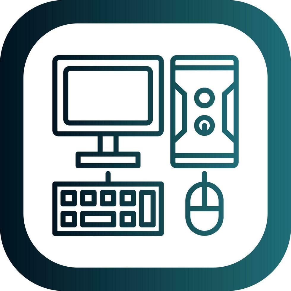 Computer Vector Icon Design