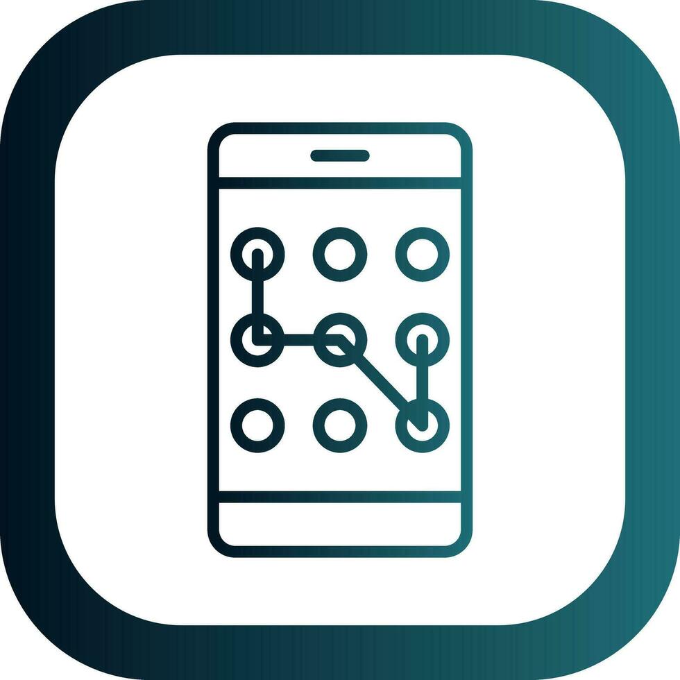 Phone lock Vector Icon Design