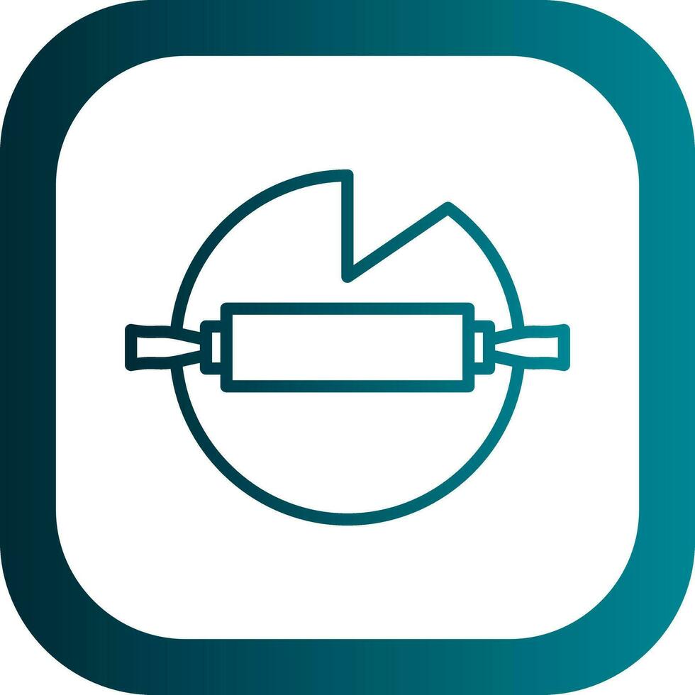 Rolling pin Vector Icon Design