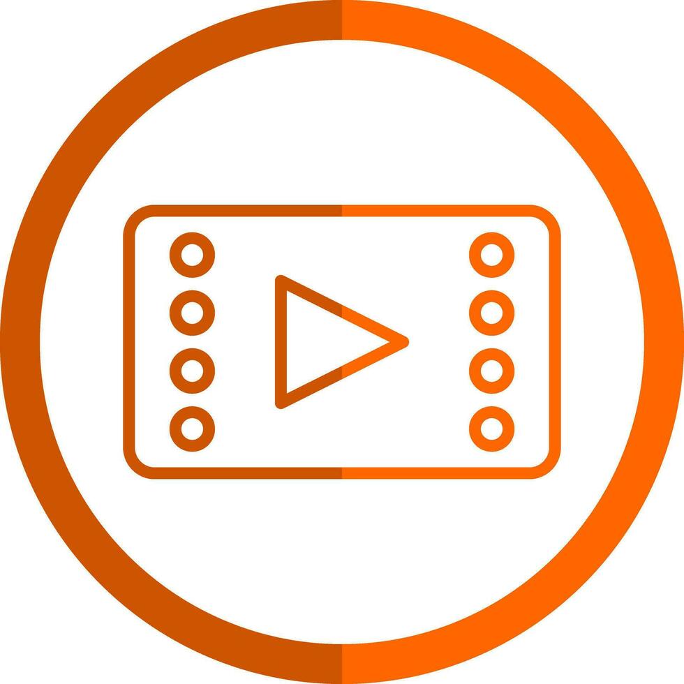 Video player Vector Icon Design