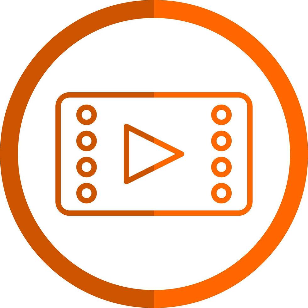 Video player Vector Icon Design