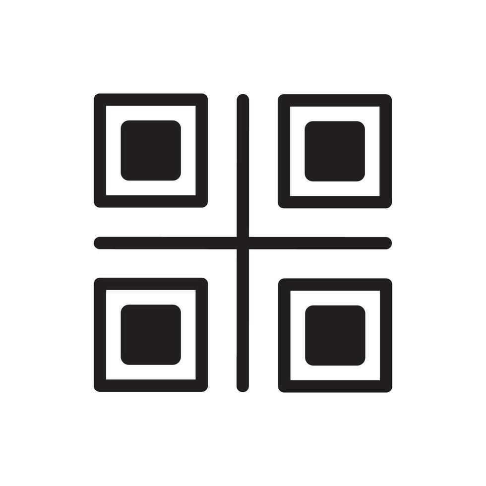 Qr Code Icon Illustrations Vector Graphics