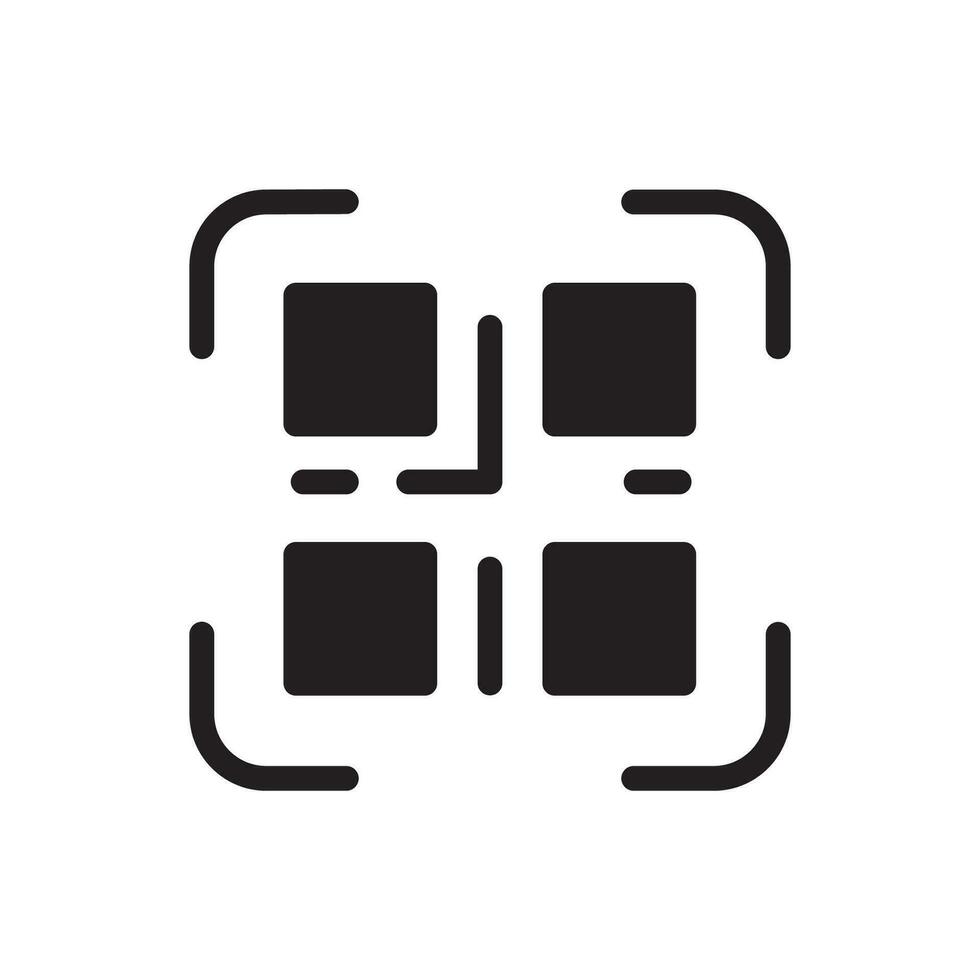 Qr Code Icon Illustrations Vector Graphics