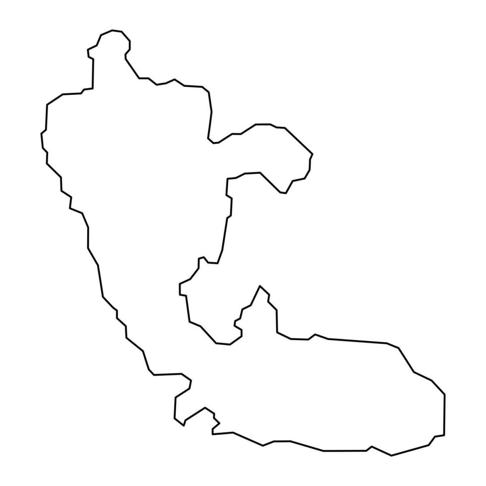 Risaralda department map, administrative division of Colombia. vector