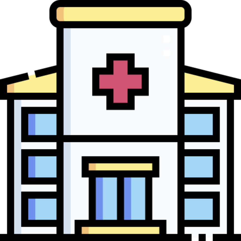 diseño de icono de hospital png