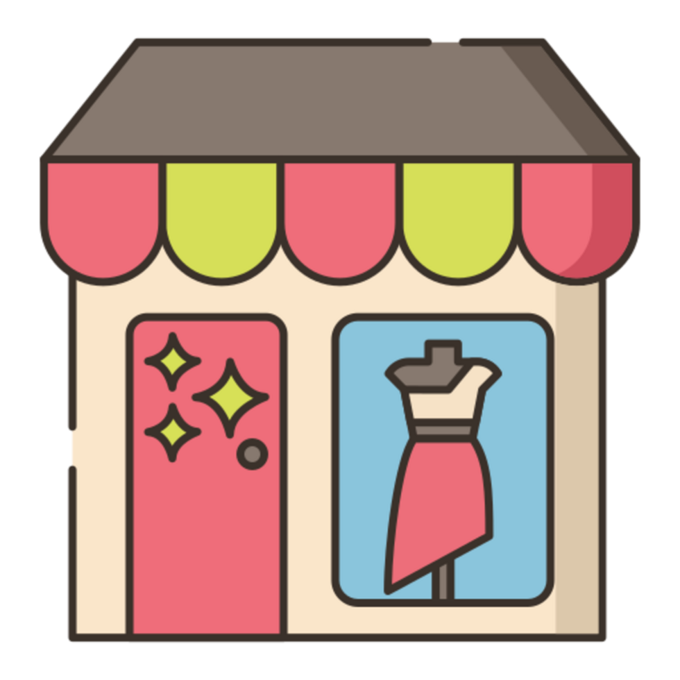 retail store icon design png