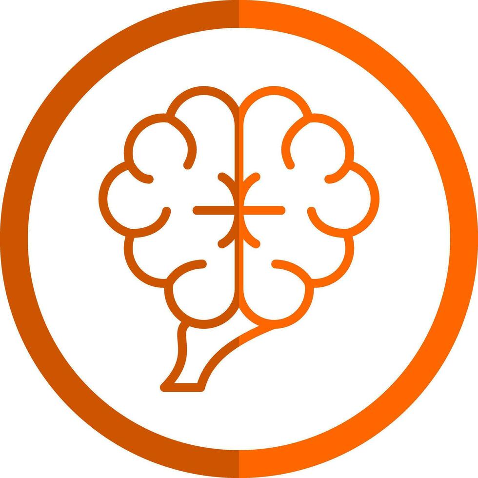 humano cerebro vector icono diseño