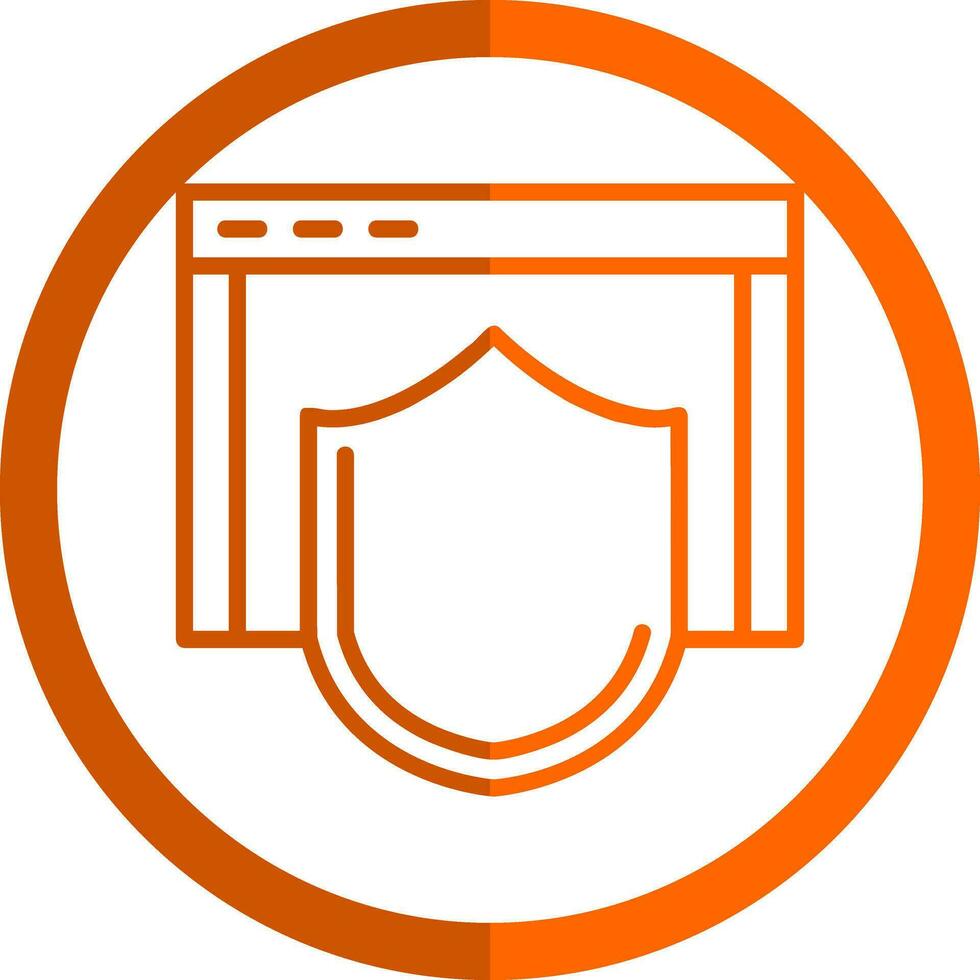 Web protection Vector Icon Design