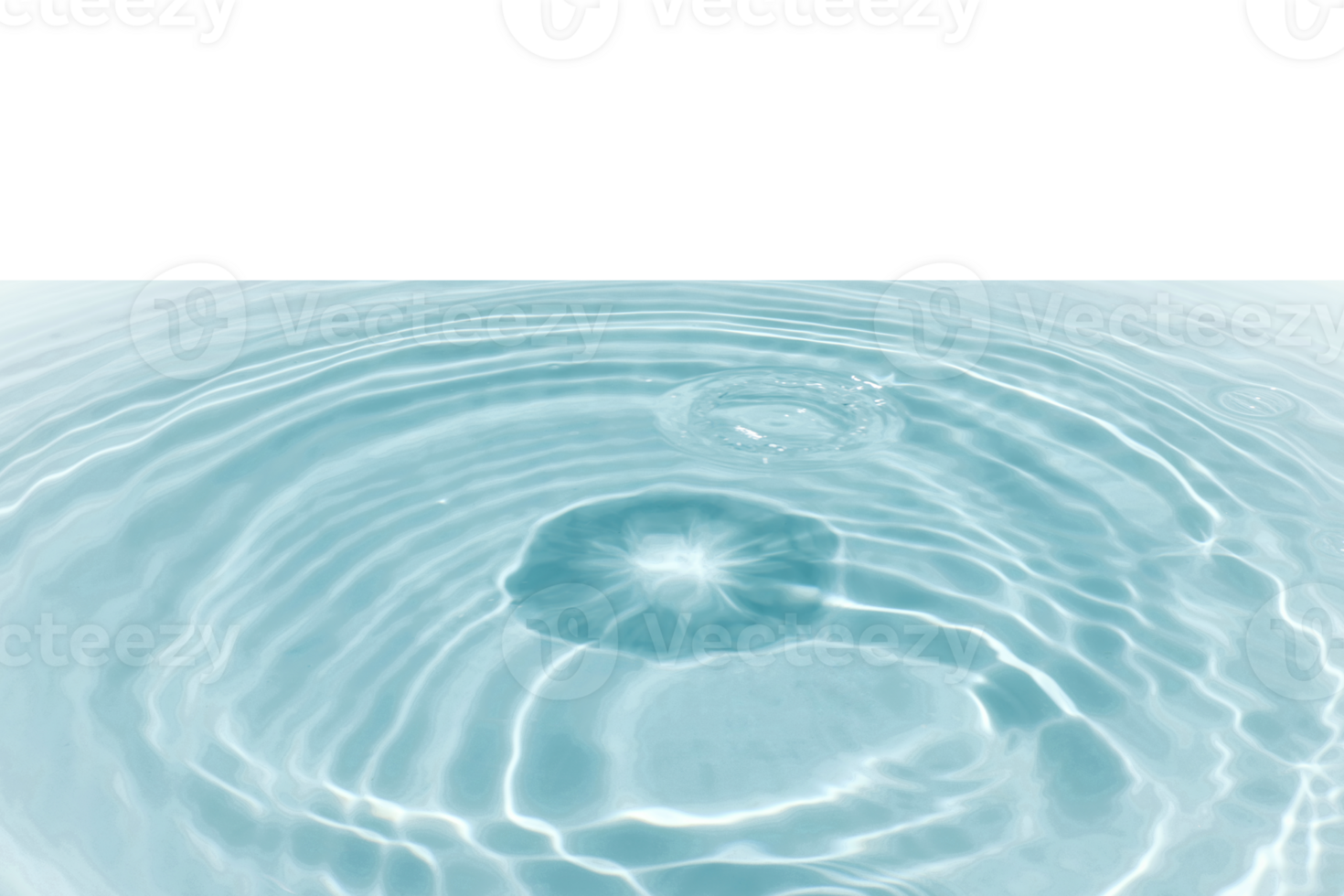Defocus blurred transparent white colored clear calm water surface texture with splashes reflection. Trendy abstract nature background. Water waves in sunlight with copy space. Blue watercolor shine. png