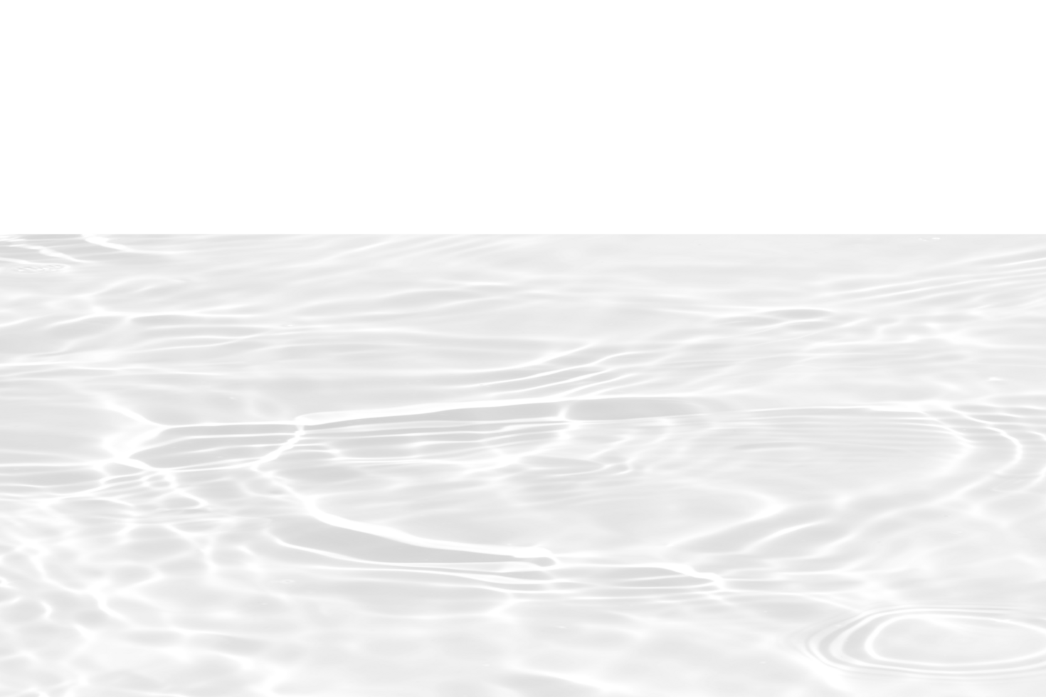 White water with ripples on the surface. Defocus blurred transparent white colored clear calm water surface texture with splashes and bubbles. Water waves with shining pattern texture background. png