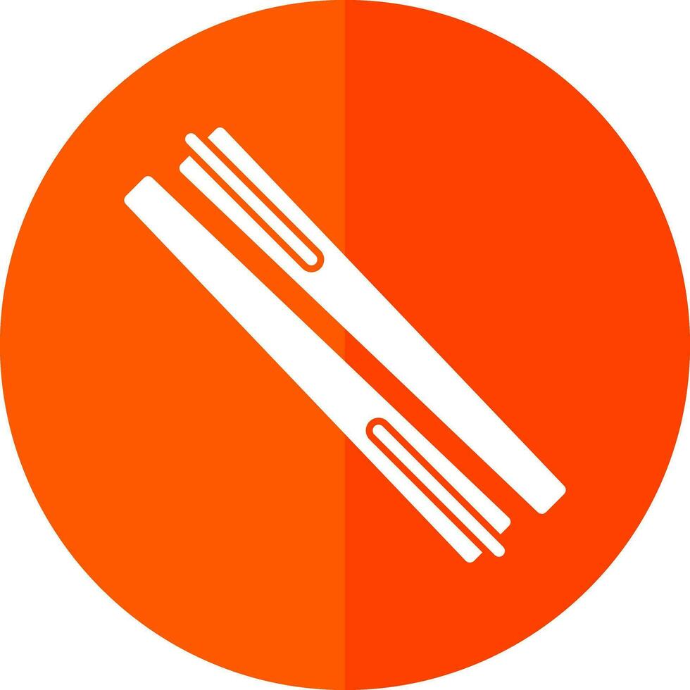 Chopsticks Vector Icon Design