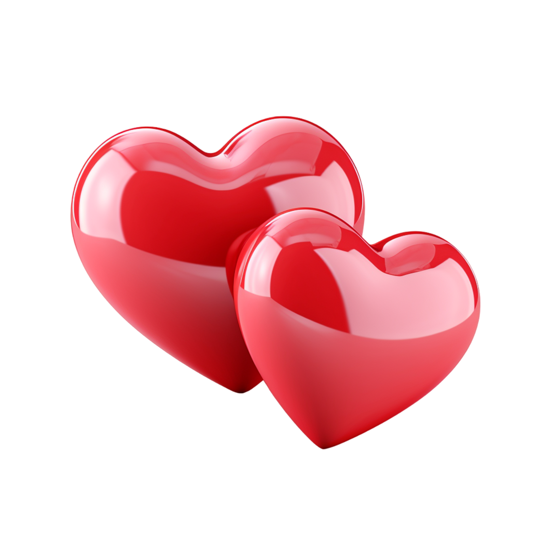 Glossy Red Heart For Valentines Day Or Valentine Love Sticker ai generative  29199463 PNG