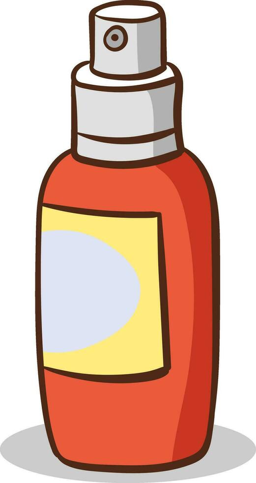 Vector illustration of spray cologne