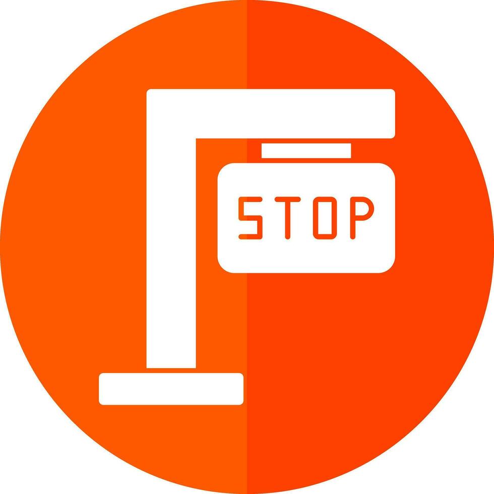 Stop sign Vector Icon Design