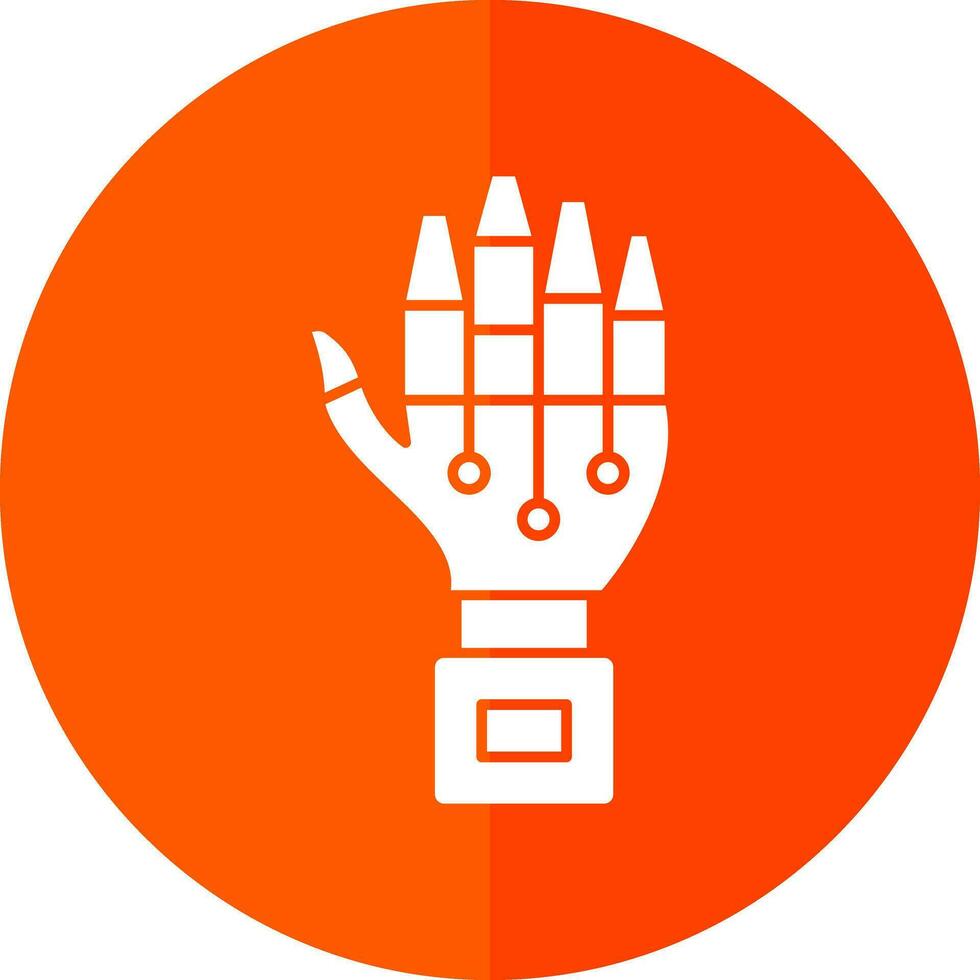 Robot hand Vector Icon Design