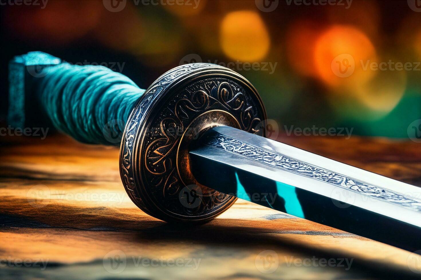 Sword Handle close up photo