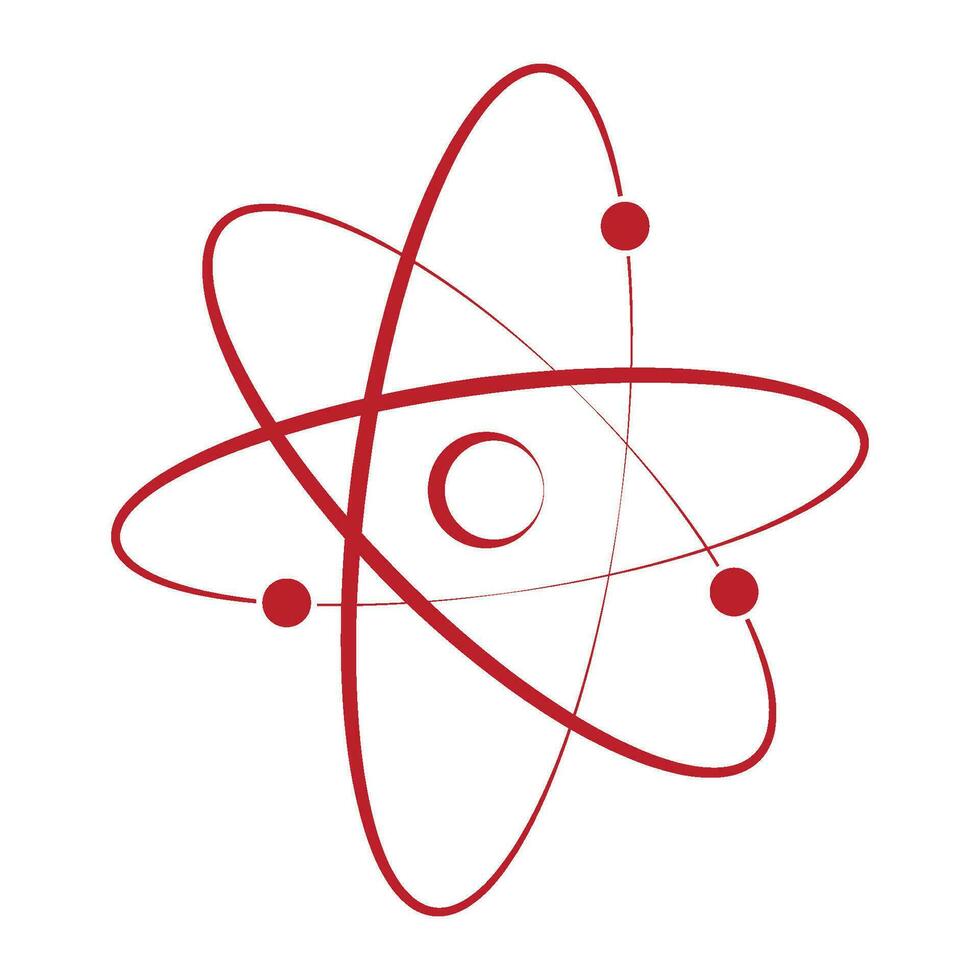 atom icon vector